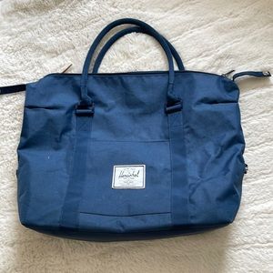 Herschel weekender bag, blue, good used condition